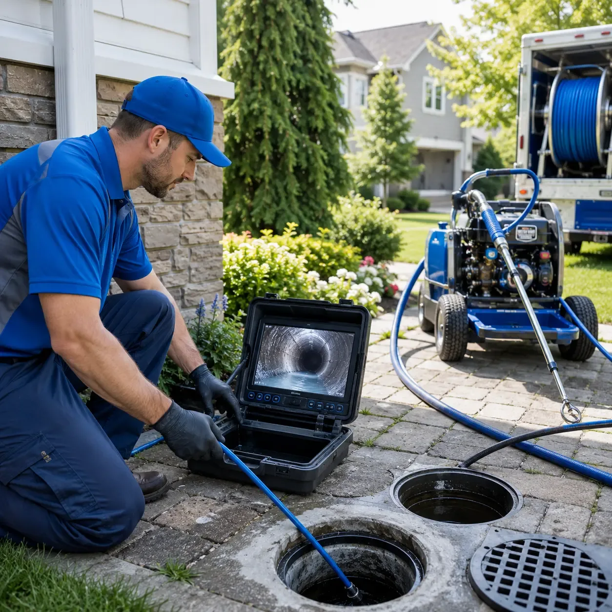 Outdoor drain cleaning professionals serving Larimer, PA